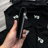 Ví Adidas Y-3 Logo-print Leather Wallet