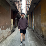 Áo Hoodie Essentials FOG Waffleknit SS23 '' Plum '' - 192BT222055F