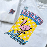 Áo Thun MLB Cartoon Marlin Miami