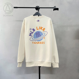 Áo Sweater MLB Like Planet Overfit New York Yankees "3AMTL0114-50CRS"