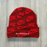 Nón Len Supreme Nike Jacquard Logos Beanie