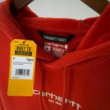 Hoodie Carhartt Relaxed Fit Lightweight Logo Graphic Sweatshirt TS5569-M
