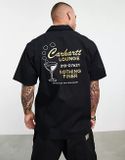 Áo Sơ Mi Carhartt WIP Lounge back Embroidered Shirt In Black