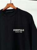 Áo Thun Essentials FOG Jet Black FW24