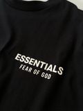 Áo Thun Essentials FOG Jet Black FW24