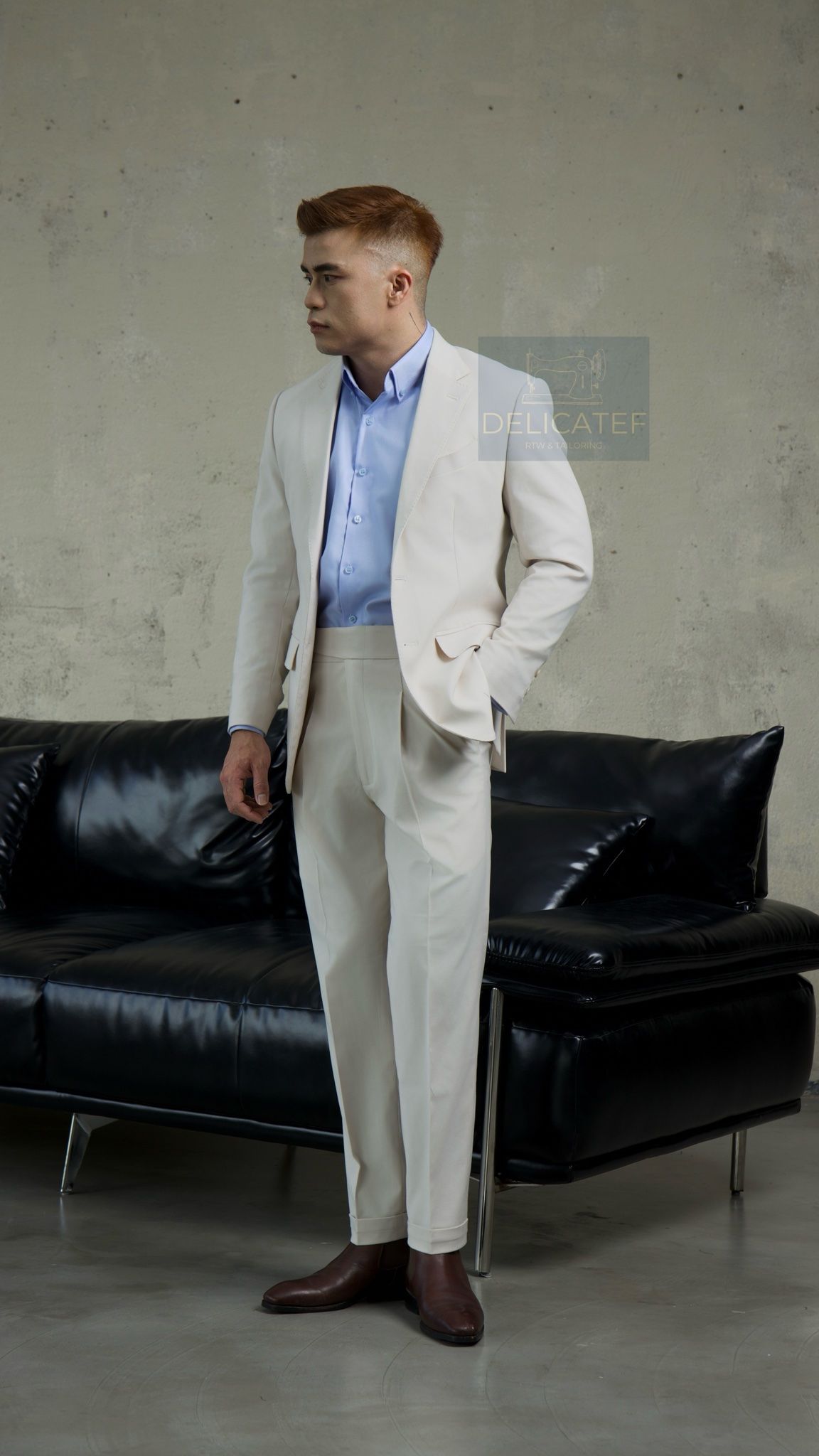 BỘ SUIT MÀU BEIGE