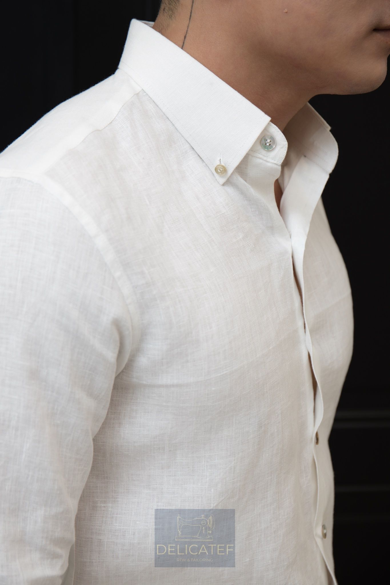 Sơ Mi Linen Trắng
