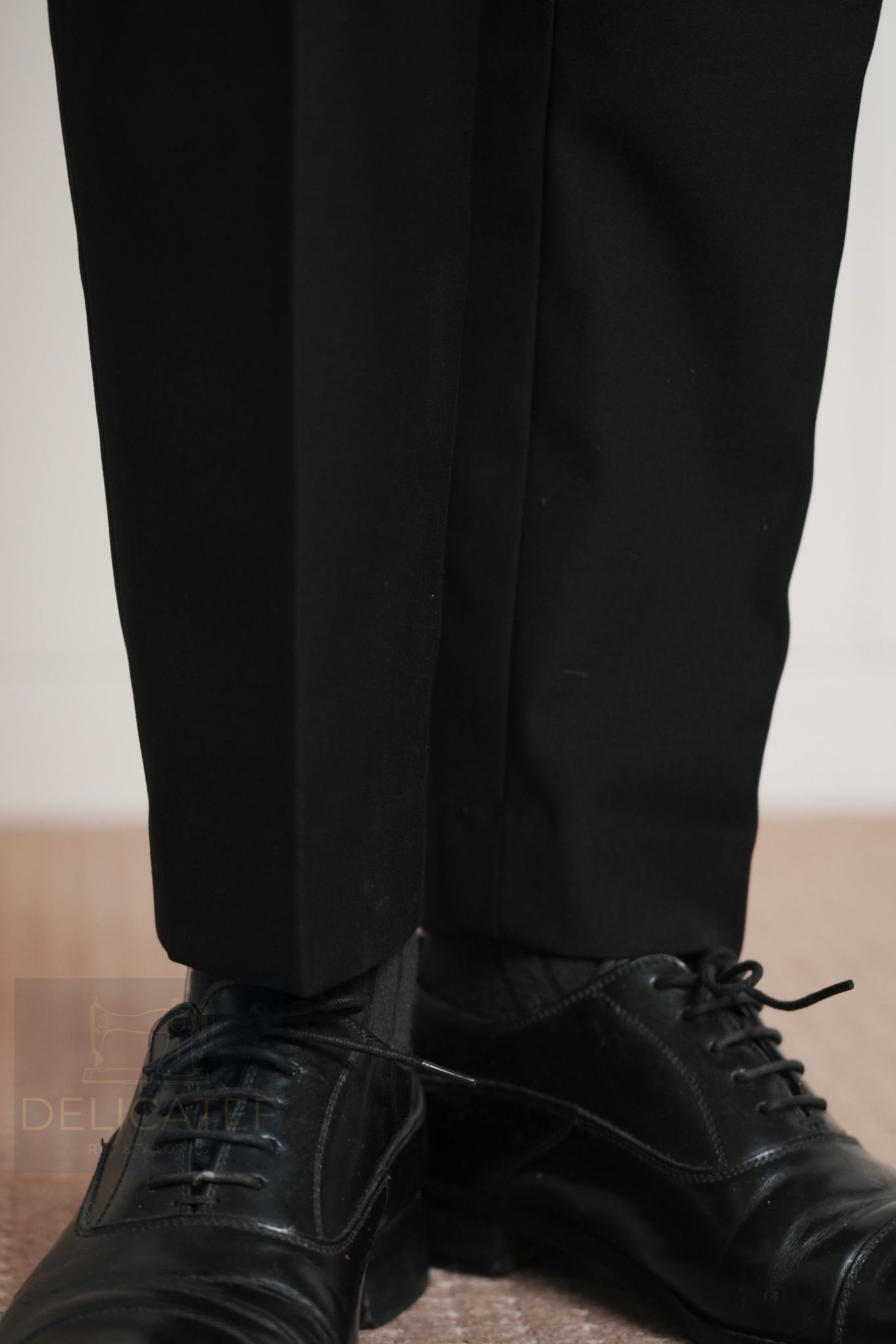 Quần Âu Cạp đeo thắt lưng cao cấp màu đen | Premium modern Trousers