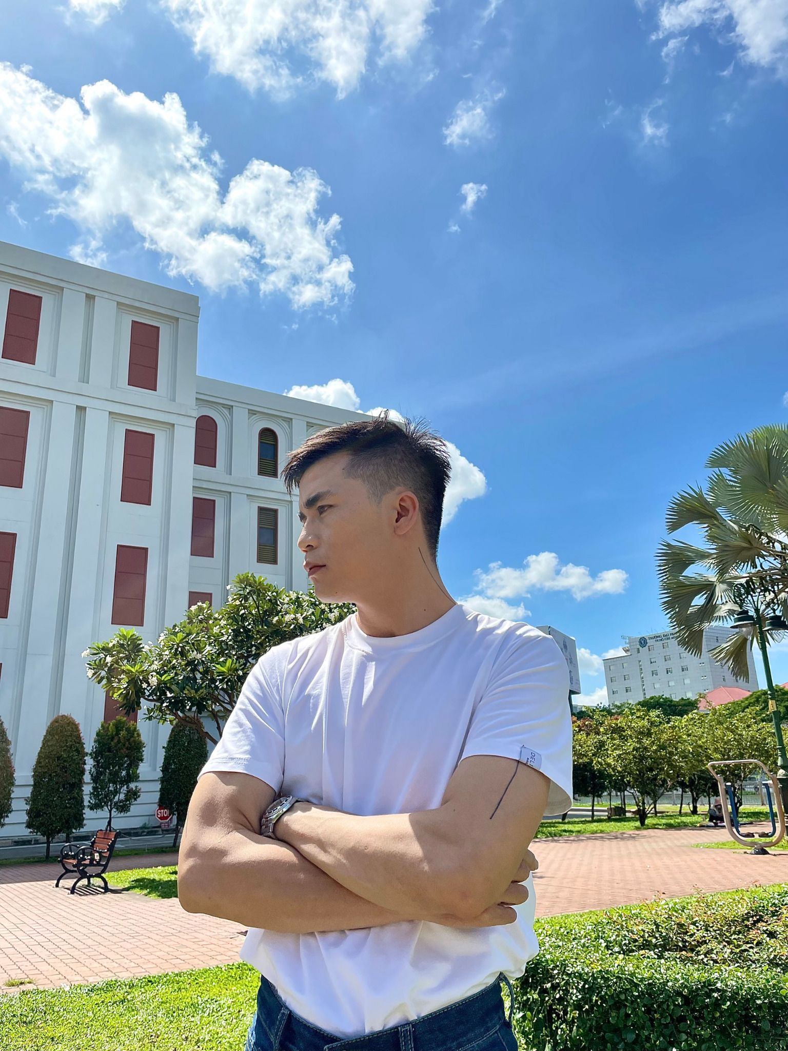 Áo Thun Basic Trắng