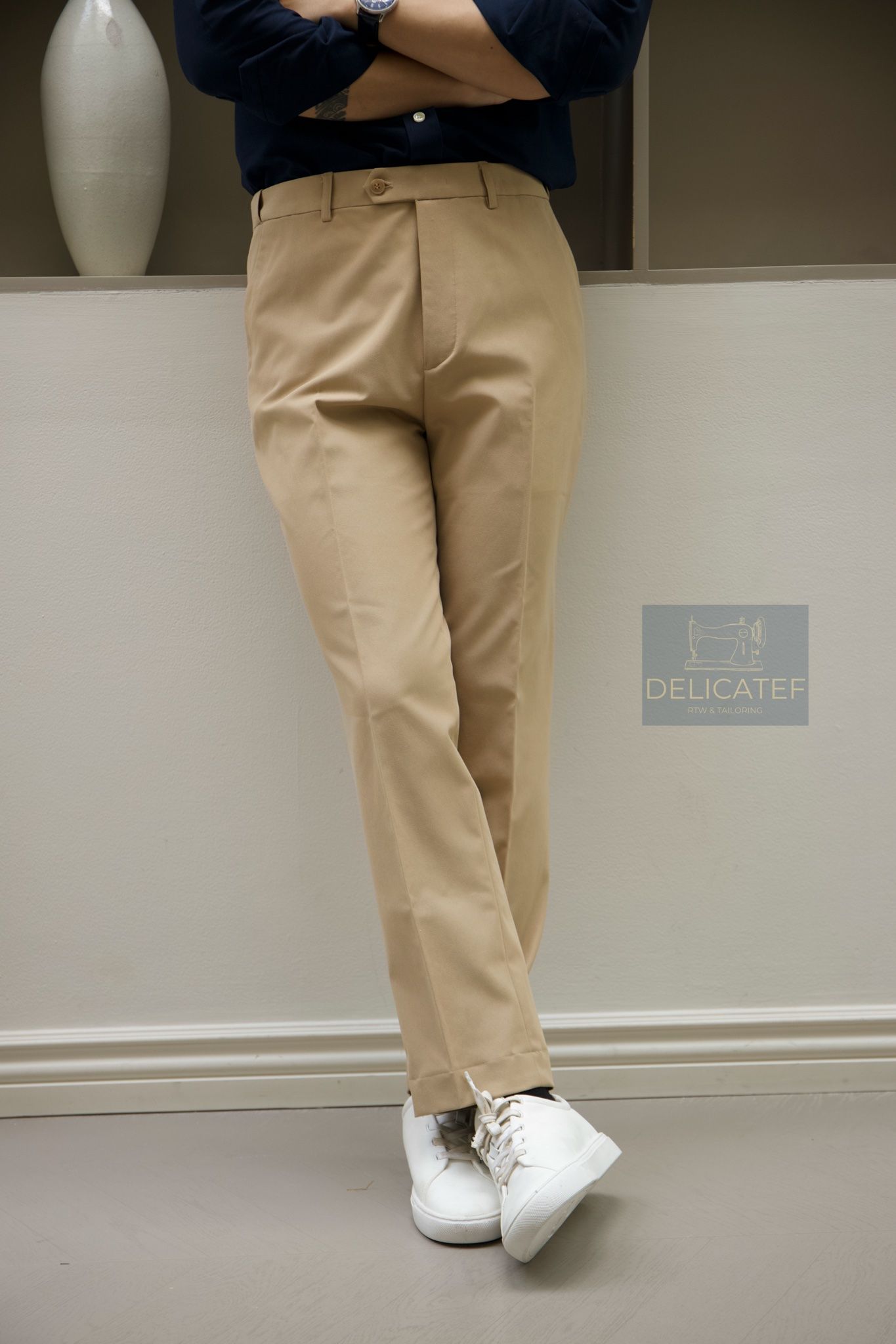 Quần Chinos màu beige | Premium modern Chinos Trousers