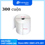  Giấy in hóa đơn 80x45mmx13.5m giá sỉ (100 cuộn, 200 cuộn, SL lớn) 