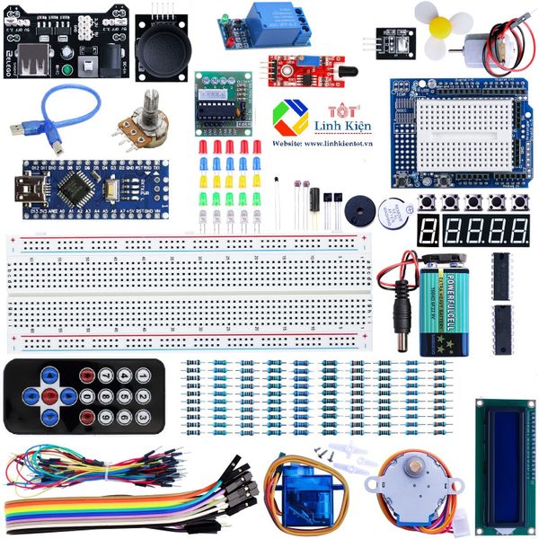 Bộ học tập lập trình Arduino Nano V3 starter kit giá rẻ