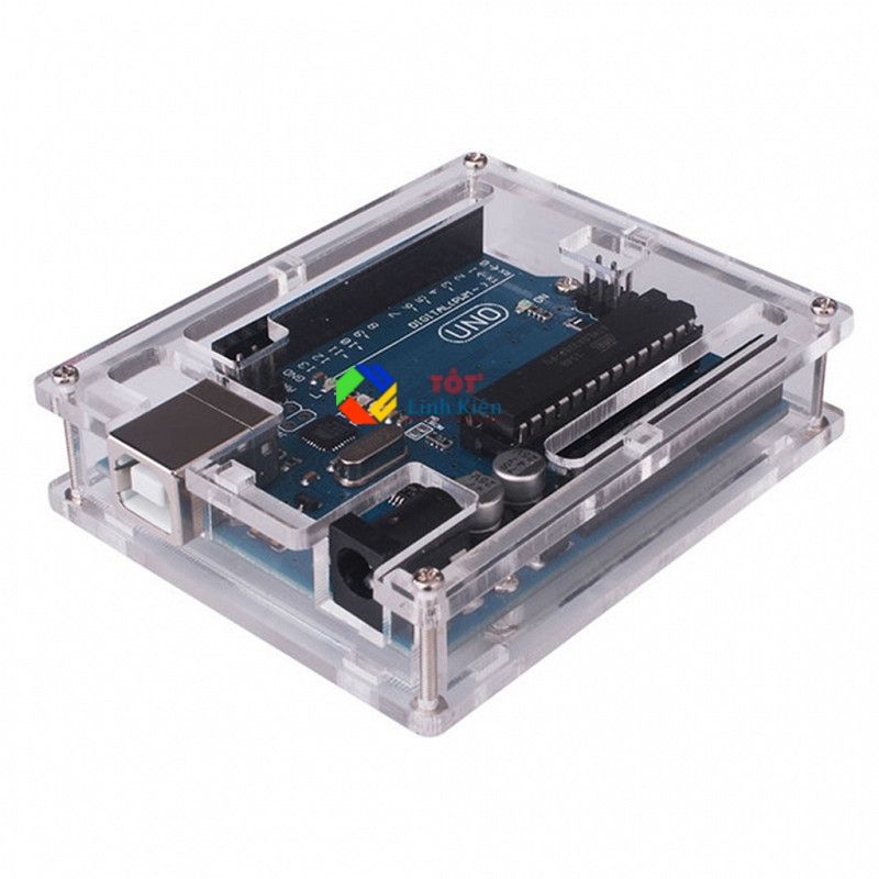 Hộp mica bảo vệ Arduino Uno R3 - Vỏ case UNO R3