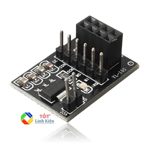 Module nguồn 3.3v ổn định thu phát cho NRF24L01 - Đế ra chân 8 pin NRF24L01