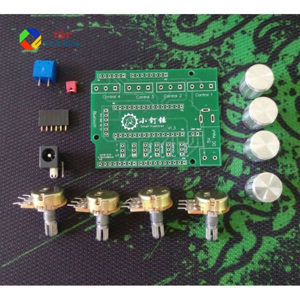 Board shield cánh tay robot 4 bậc điều khiển biến trở- arm 4dof cho arduino uno, mega