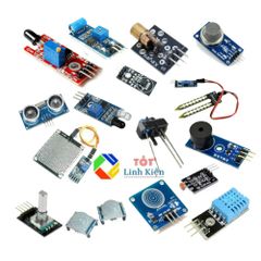 Bộ Combo 16 Cảm Biến Thông Dụng Thực Hành Arduino, Raspberry