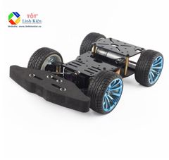 Bộ khung xe thể thao kim loại 4 bánh - Frame Sport Car 4WD arduino