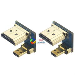 Đầu Chuyển Đổi Kết Nối HDMI Sang Micro HDMI Cho Raspberry Pi 4