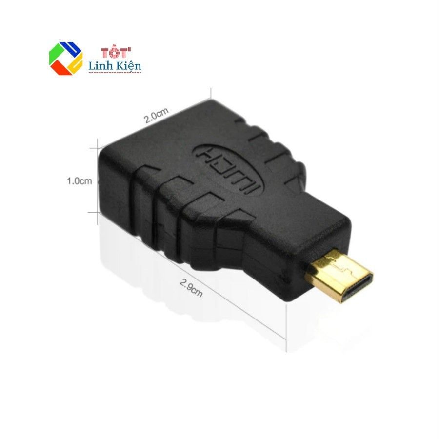 Đầu chuyển Micro HDMI sang HDMI - sử dụng Raspberry Pi 4