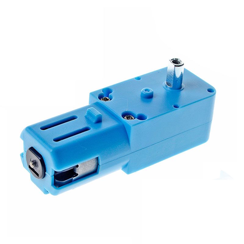 Động Cơ Motor DC Kèm Hộp Số Bánh Răng Kim Loại 1:90