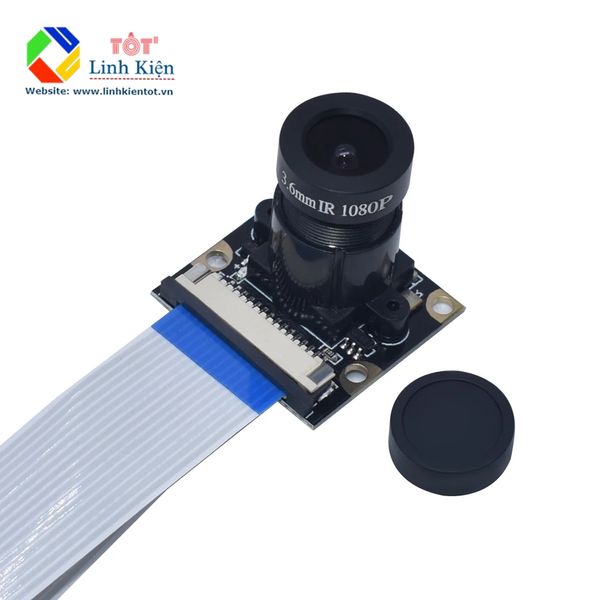 Module Camera OV5647 5 MP Raspberry Pi - Điều Chỉnh Tiêu Cự, 2 Đèn Hồng Ngoại