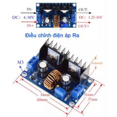 Module Hạ Áp DC XL4016 Điều Chỉnh Điện Áp 4-38V Tới 1.25-36V 8A