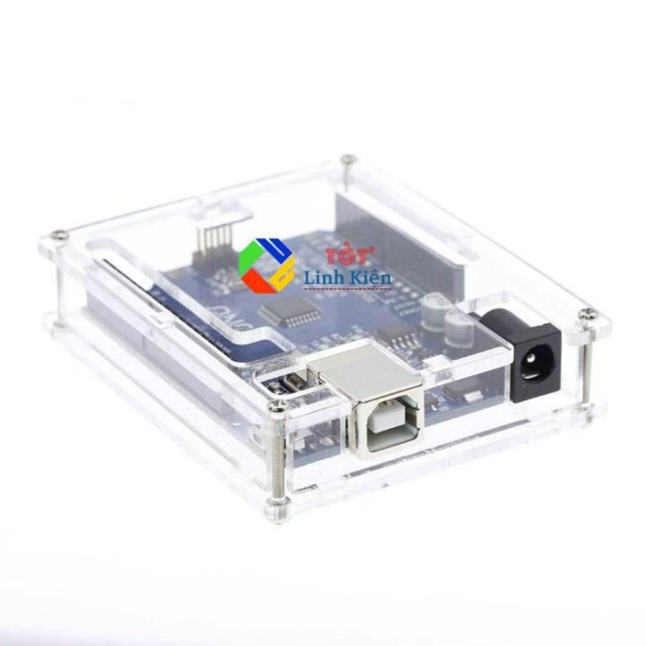 Hộp mica bảo vệ Arduino Uno R3 - Vỏ case UNO R3