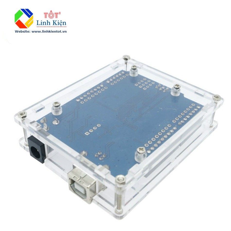 Hộp mica bảo vệ Arduino Uno R3 - Vỏ case UNO R3