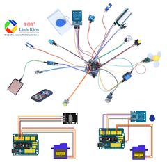 Bộ Dụng Cụ Nhà Thông Minh - Bộ Học Tập Lập Trình Arduino Hoàn Chỉnh Smart Home IoT Kit