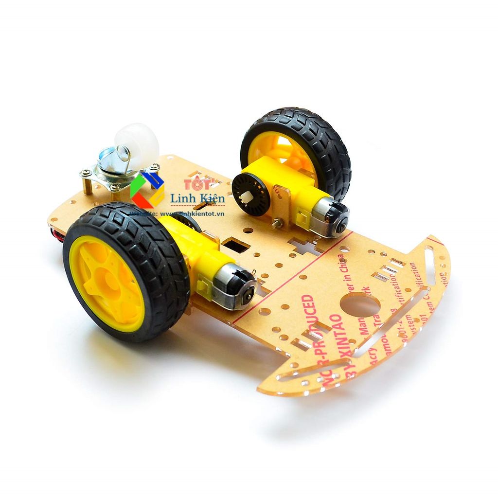 Bộ Khung Xe Robot 3 Bánh làm Xe STEM Robot