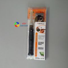 Mỏ hàn nhiệt mini USB 5V-2A 8W, tặng kèm cuộn thiếc nhỏ, miếng bọt biển vệ sinh mũi hàn