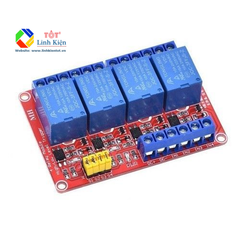 Module Relay 5V 1/ 2/ 4/ 8 kênh cách ly opto, tùy chọn mức kích High/Low 10A