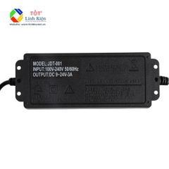 Nguồn Adapter DC 9-24V 3A Điều Chỉnh Điện Áp, Nguồn 12V