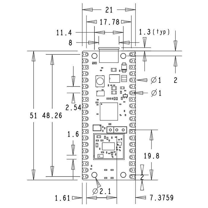 Raspberry Pi Pico W - Đã Ra Chân