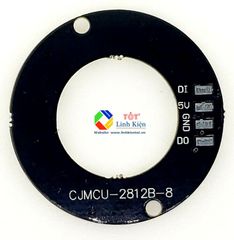 Mạch LED RGB WS2812 5050 vòng tròn 8 bit - led rgb tròn 8 kênh driver tích hợp