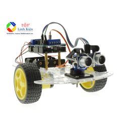 Xe Arduino Tránh Chướng Ngại Vật 3 Bánh - Car Robot Tránh Vật Cản Giáo Dục STEM