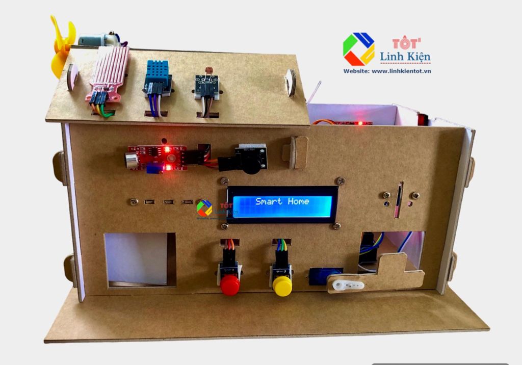 Bộ Dụng Cụ Nhà Thông Minh - Bộ Học Tập Lập Trình Arduino Uno R3 STEM Smart Home IoT Kit V2