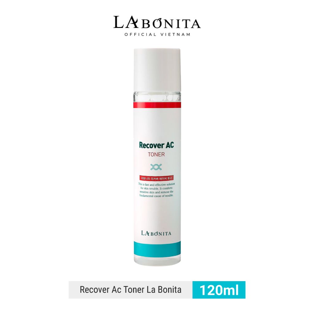  Toner Làm Dịu Da Và Cấp Ẩm Dành Cho Da Mụn La Bonita Recover AC Toner 120ml 