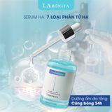  Serum HA Dưỡng Ẩm Căng Bóng & Tăng Độ Đàn Hồi -LA BONITA Vital Hyaluronic Acid Serum 50ml -Tặng Sữa Rửa Mặt 100ml 