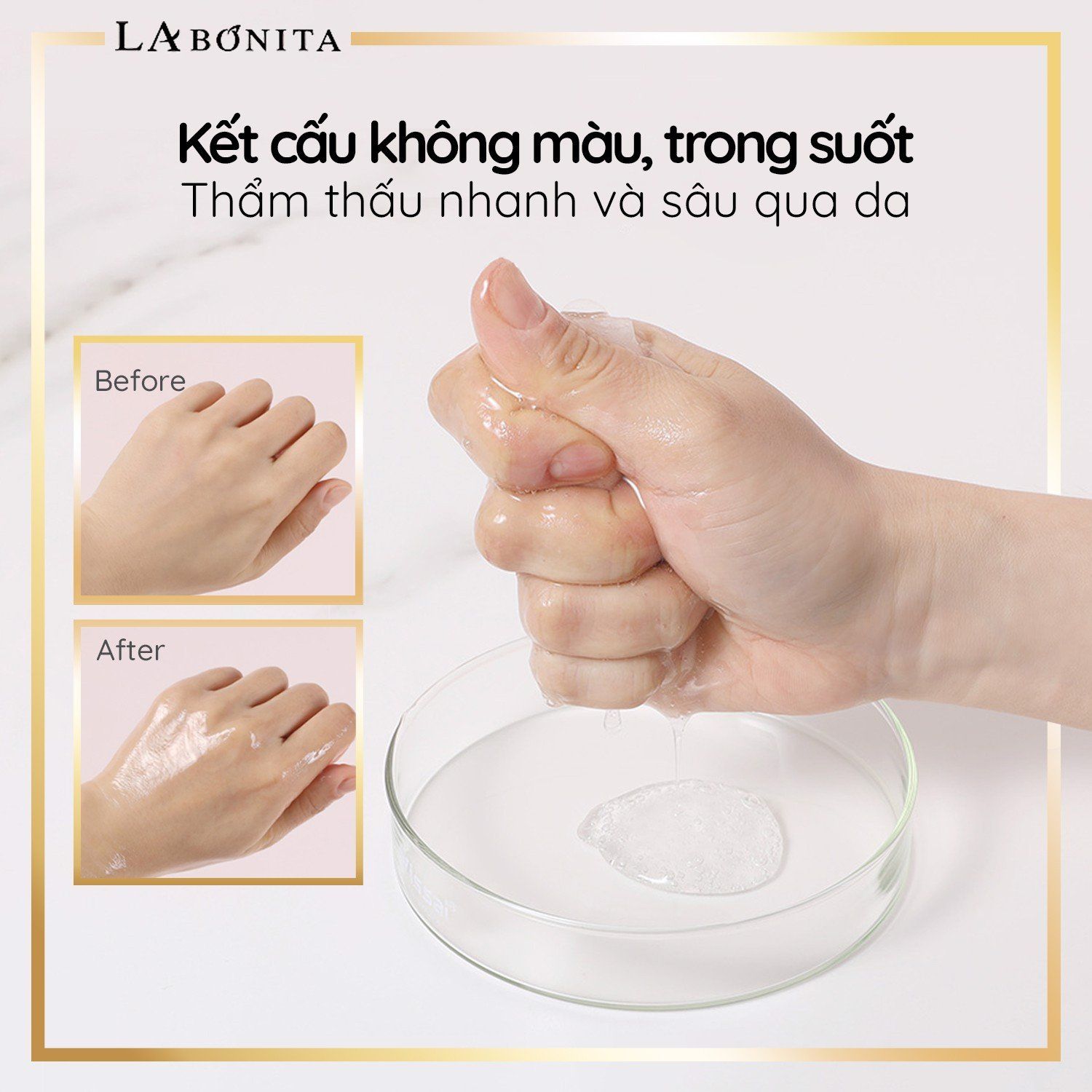 Mặt Nạ Dưỡng Ẩm Sáng Da Cải Thiện Nếp Nhăn La Bonita Golden Cocoon Essential Mask Pack 20g