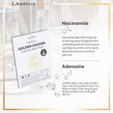  Mặt Nạ Dưỡng Ẩm Sáng Da Cải Thiện Nếp Nhăn La Bonita Golden Cocoon Essential Mask Pack 20g 