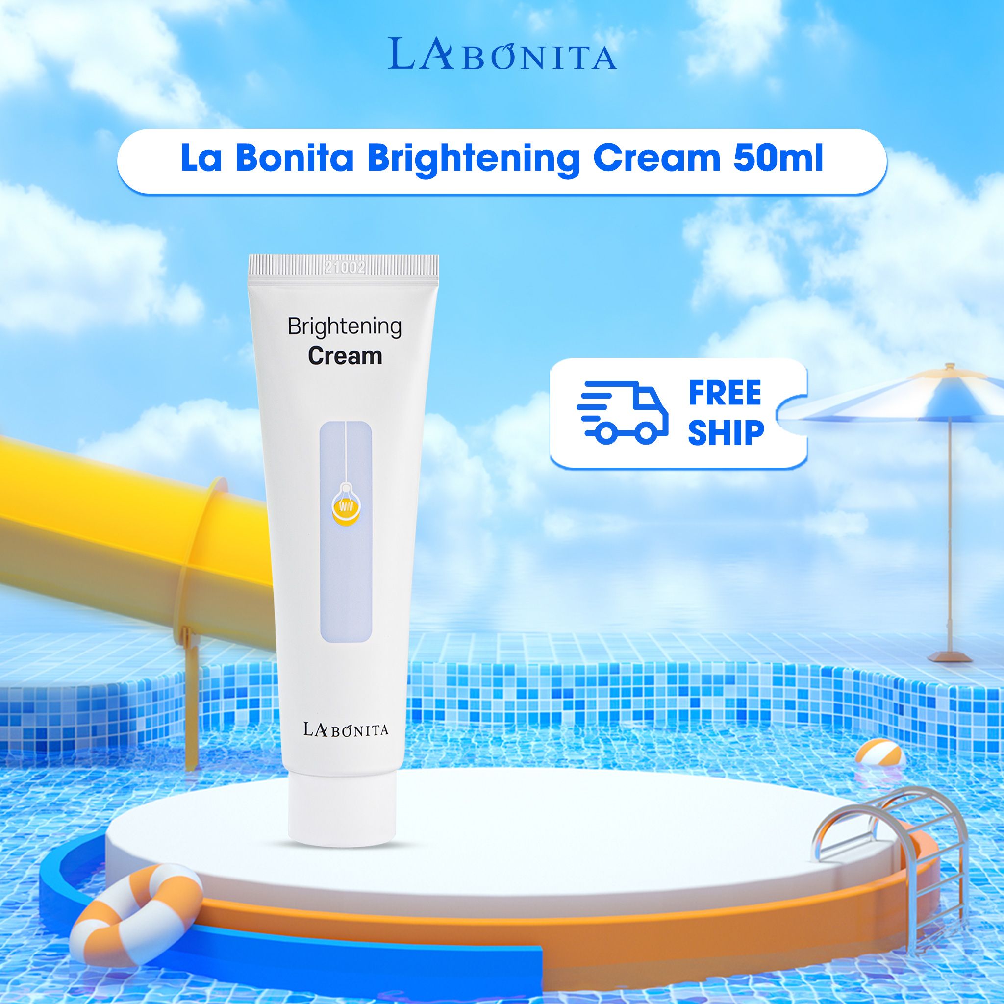  Kem Dưỡng Trắng Da Và Đều Màu Da La Bonita Brightening Cream 50ml 