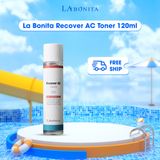  Toner Làm Dịu Da Và Cấp Ẩm Dành Cho Da Mụn La Bonita Recover AC Toner 120ml 