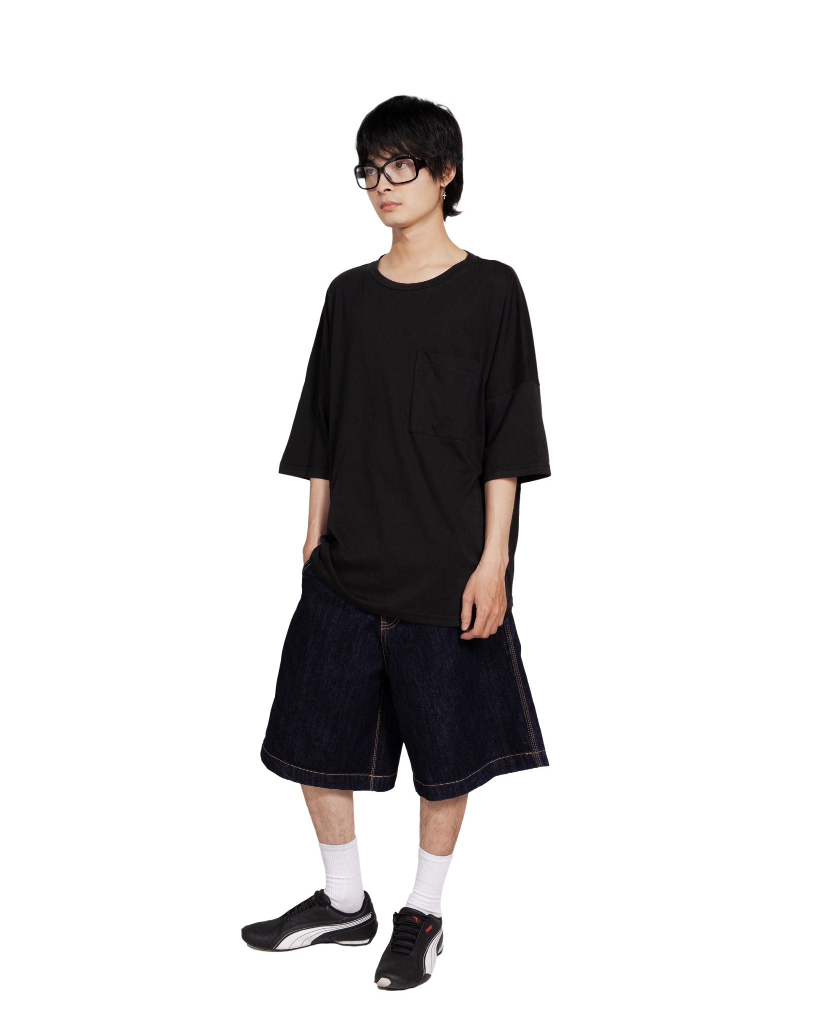 B POCKET T-SHIRT * black