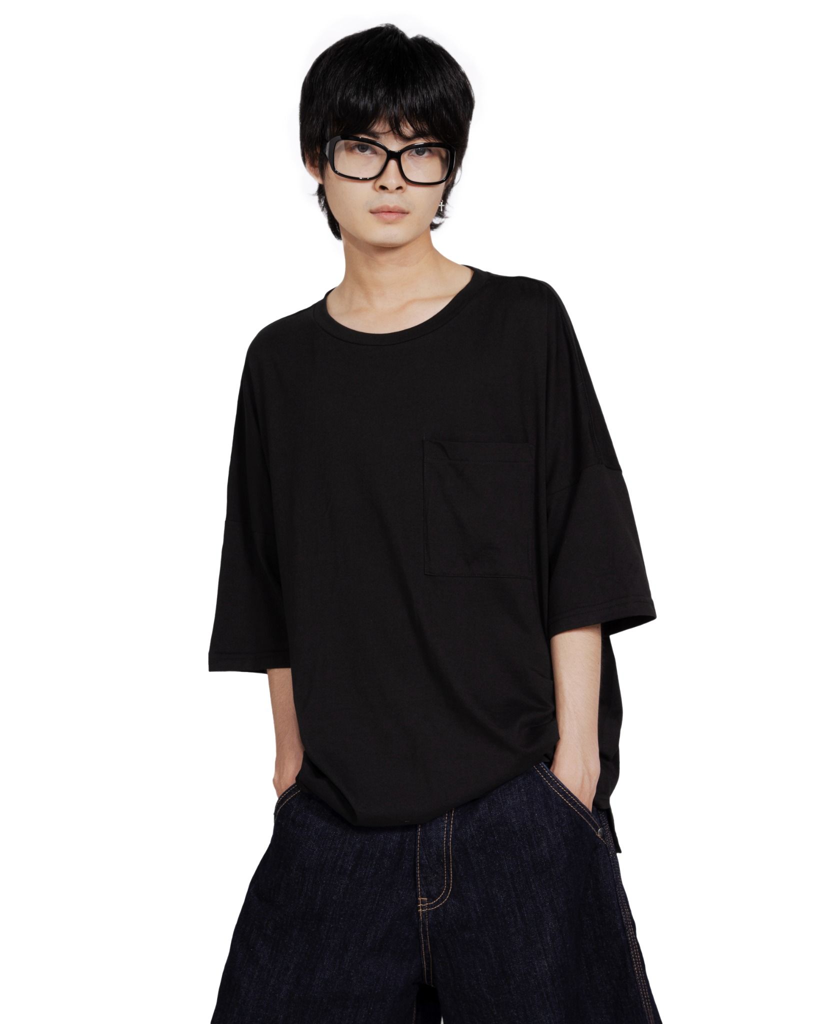B POCKET T-SHIRT * black