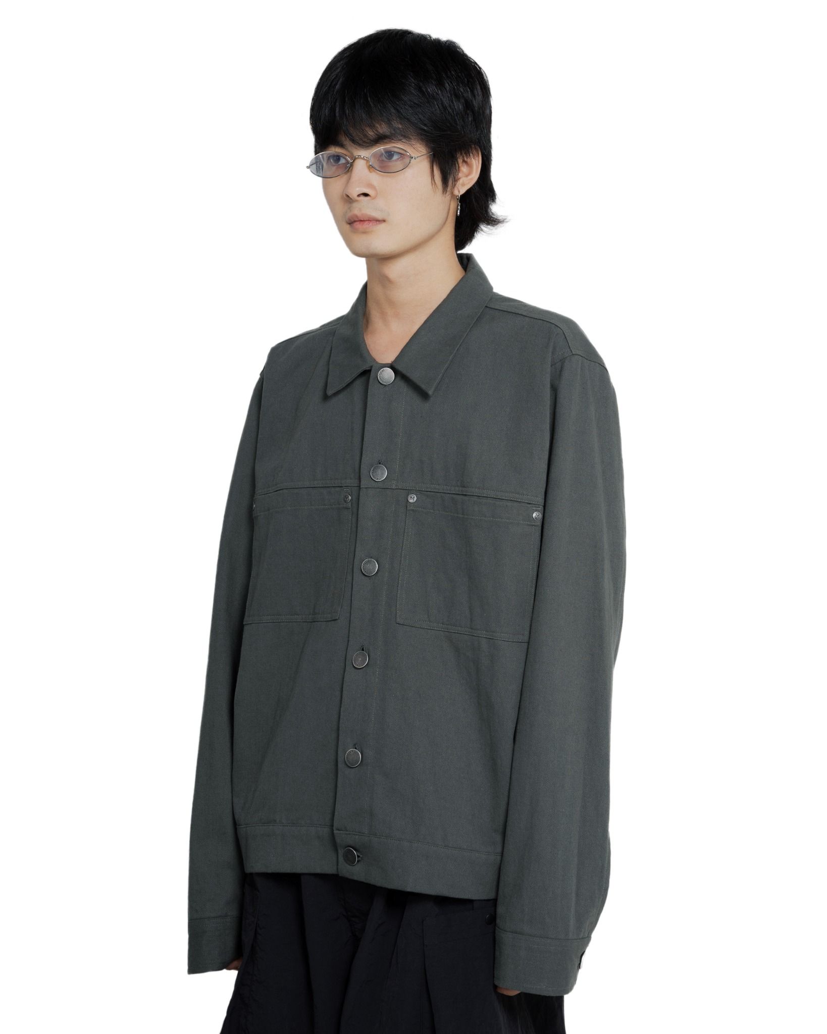 CHORE JACKET * green smoke