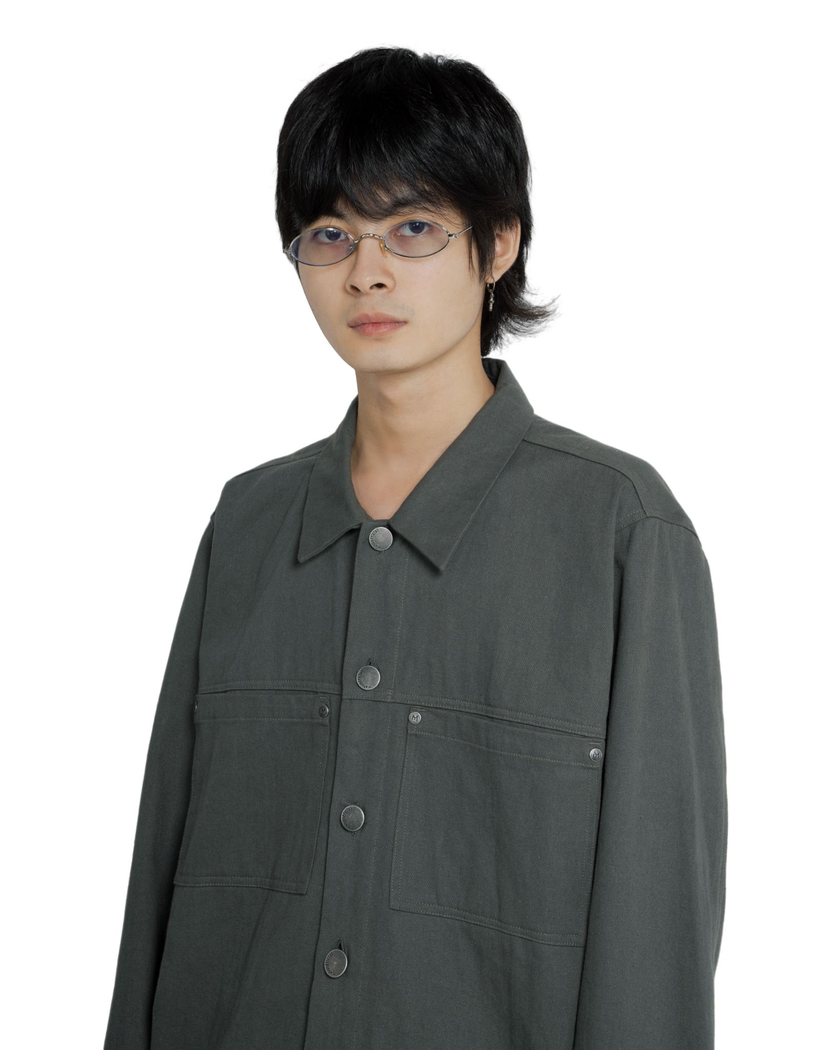 CHORE JACKET * green smoke