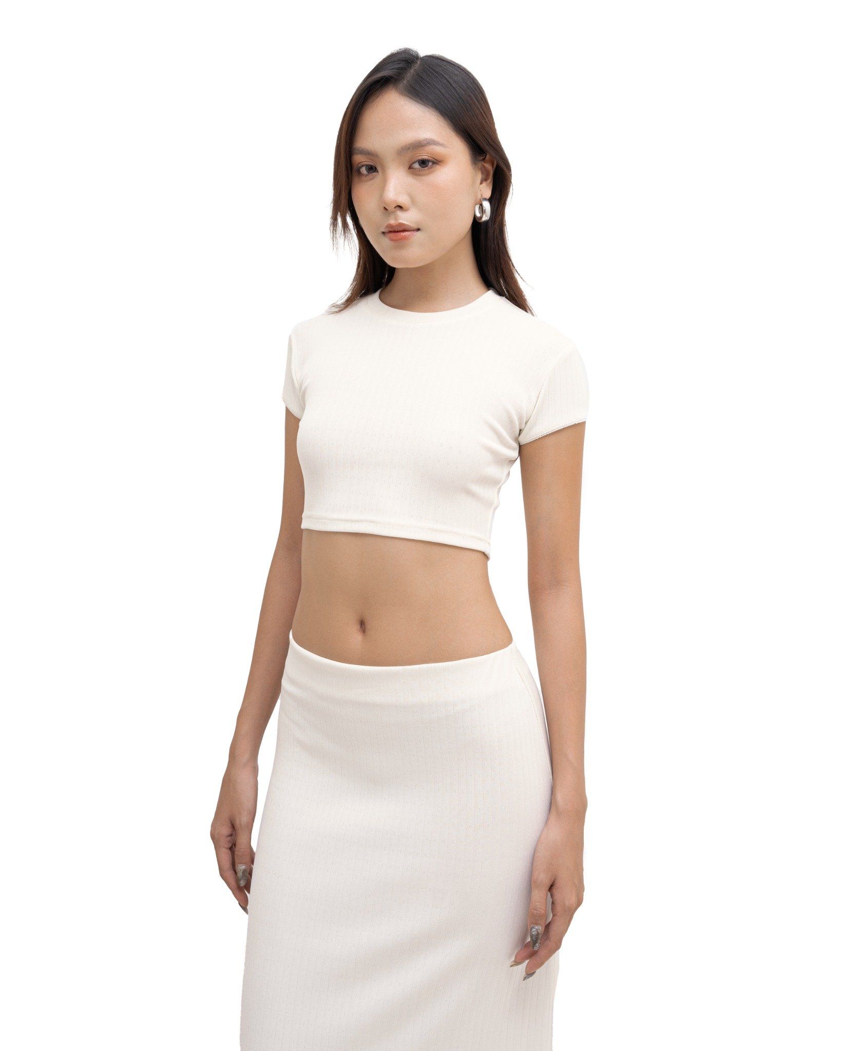 AIRY MINI TOP * cream