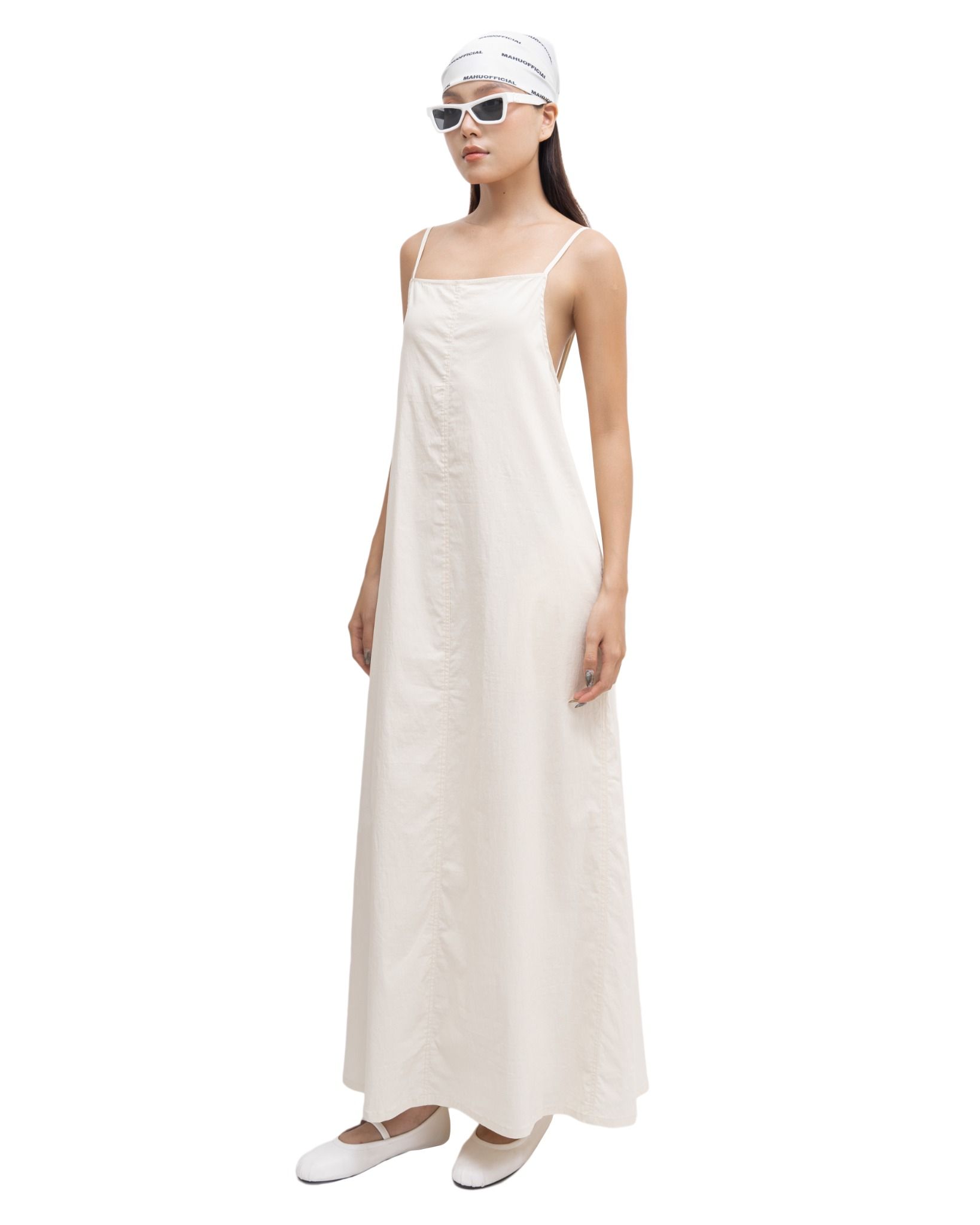 TANK MAXI DRESS * cream