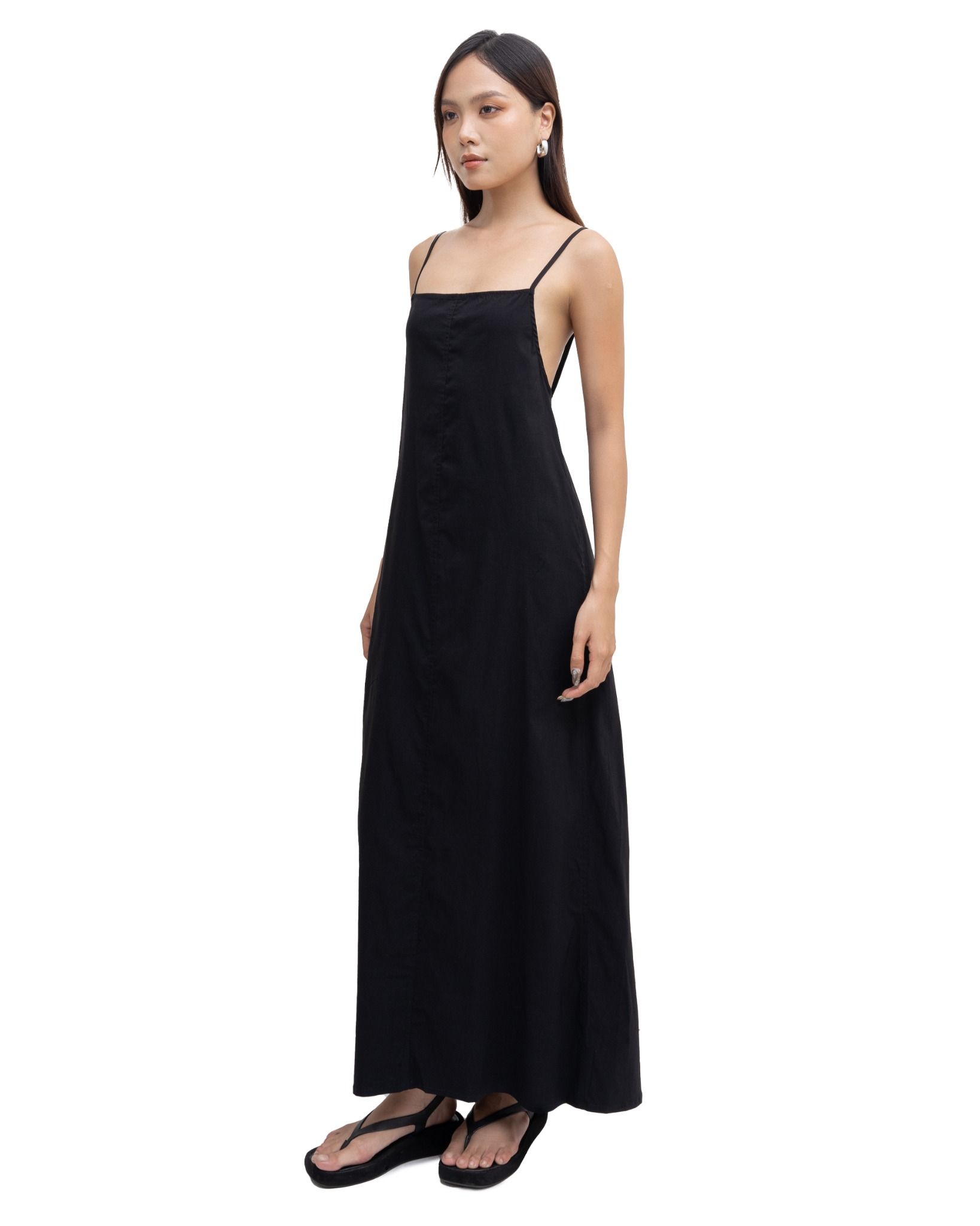 TANK MAXI DRESS * black